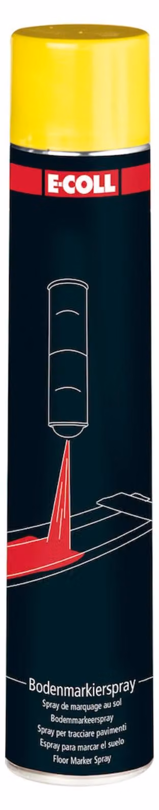 Spray per la marcatura dei pavimenti 750ml giallo E-COLL