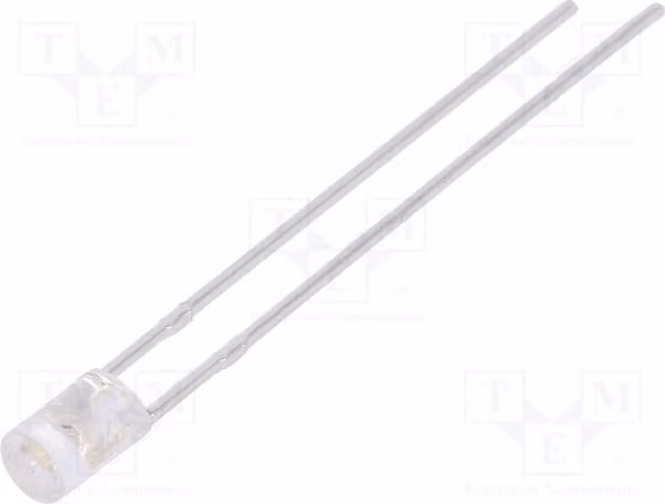 5 LED, colore verde, angolo di emissione 100°, dimensioni 3mm, intensità luminosa 2200÷3800 mcd, senza flangia, modello LL-304PGC4J-G5-2B, diodi LED a foro passante (THT)