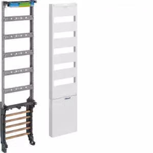 Pannello di distribuzione, universale Z, altezza 1050mm, 5 file, w. SaS 5-pin, 12x10mm