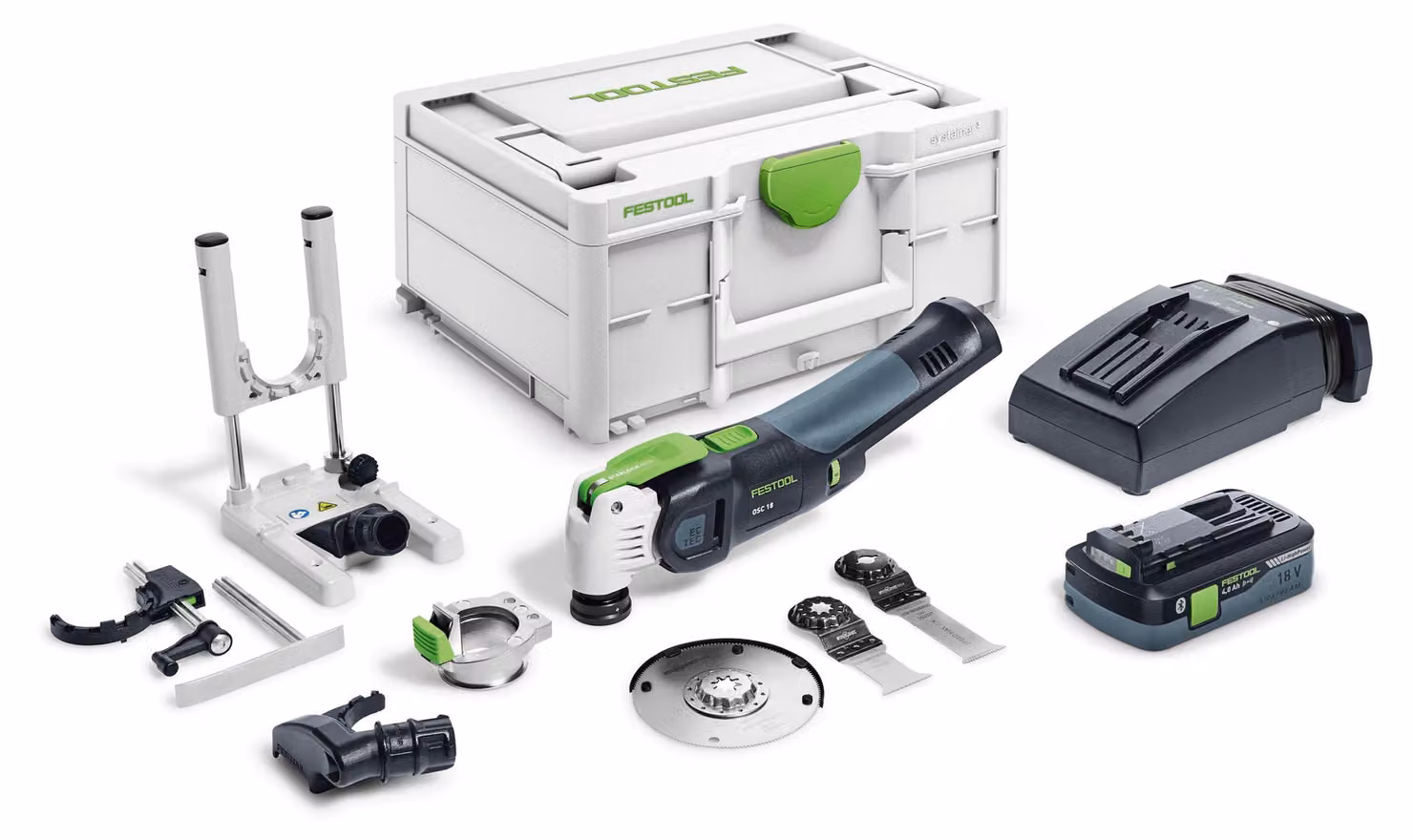 Set VECTURO con oscillatore a batteria Festool OSC 18 HPC 4,0 EI | 576593