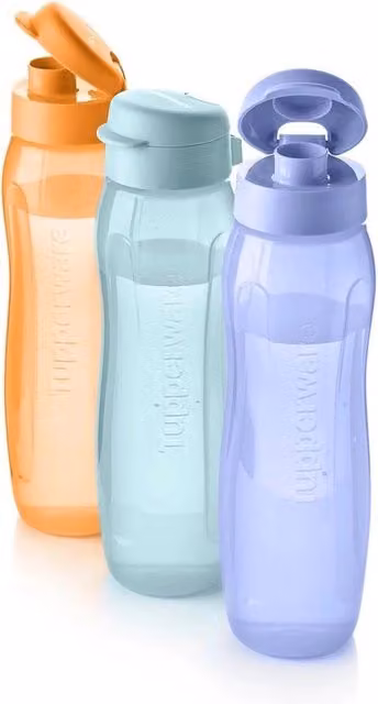 Set di 3 Borracce Riutilizzabili Tupperware Multicolore, 750 ml ciascuna