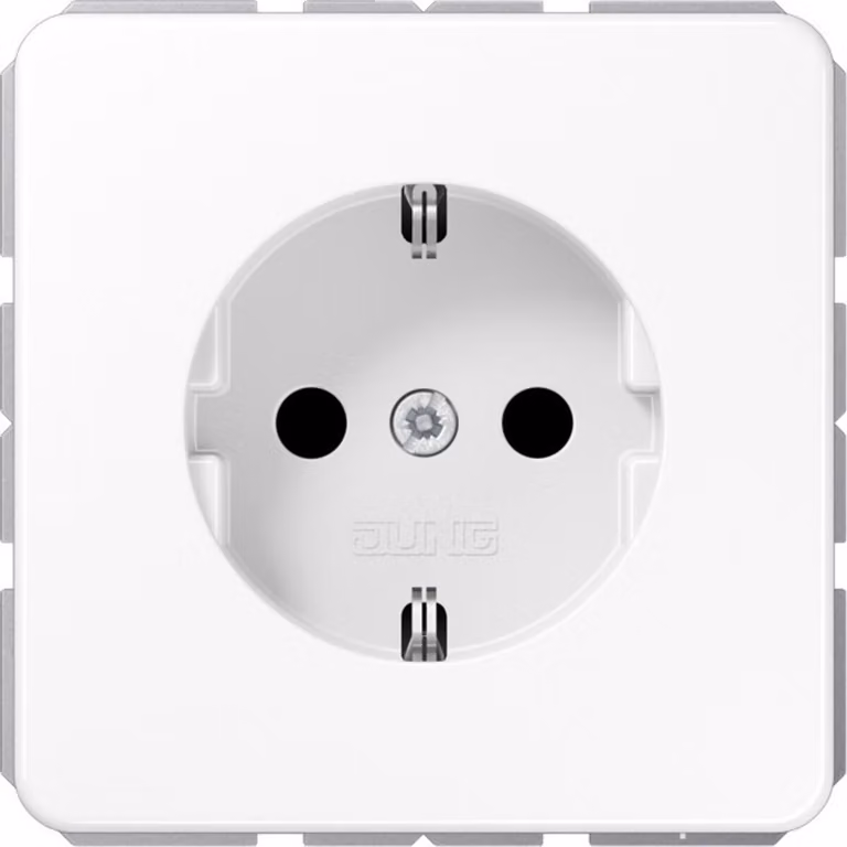 Presa Jung SCHUKO bianco alpino CD 1520 WW