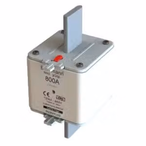 Inserto fusibile Eaton, bassa tensione, 400 A, CA 500 V, 120 kA, NH3, gL/gG, IEC, doppio indicatore di stato, linguetta di presa sotto tensione 400NHG3B