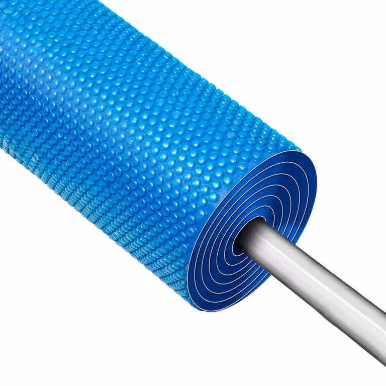 Pellicola solare termica per copripiscina rettangolare tectake blu 600 x 400 cm