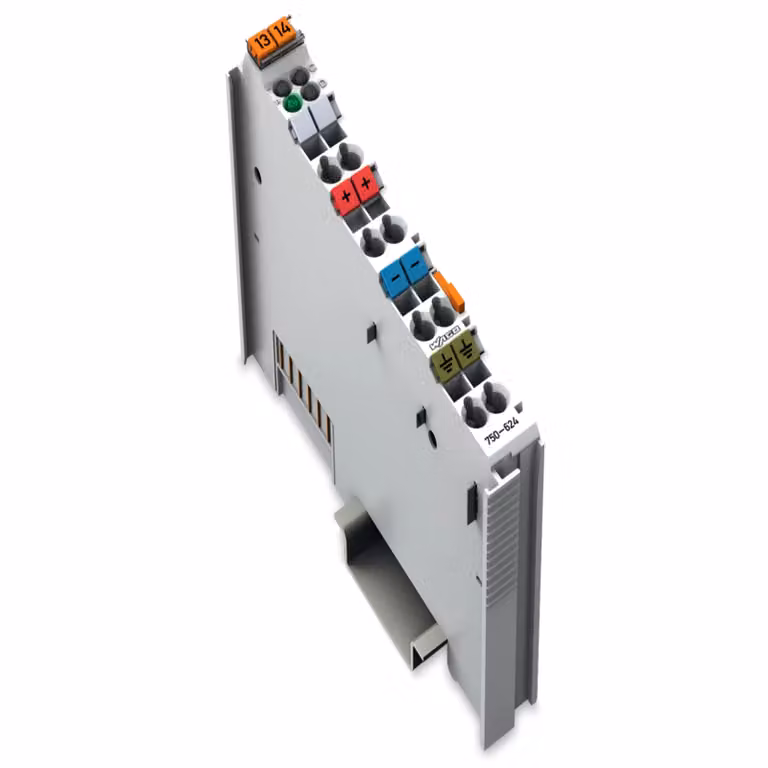 Filtro di alimentazione da campo WAGO (Surge); 24 V CC; grigio chiaro 750-624