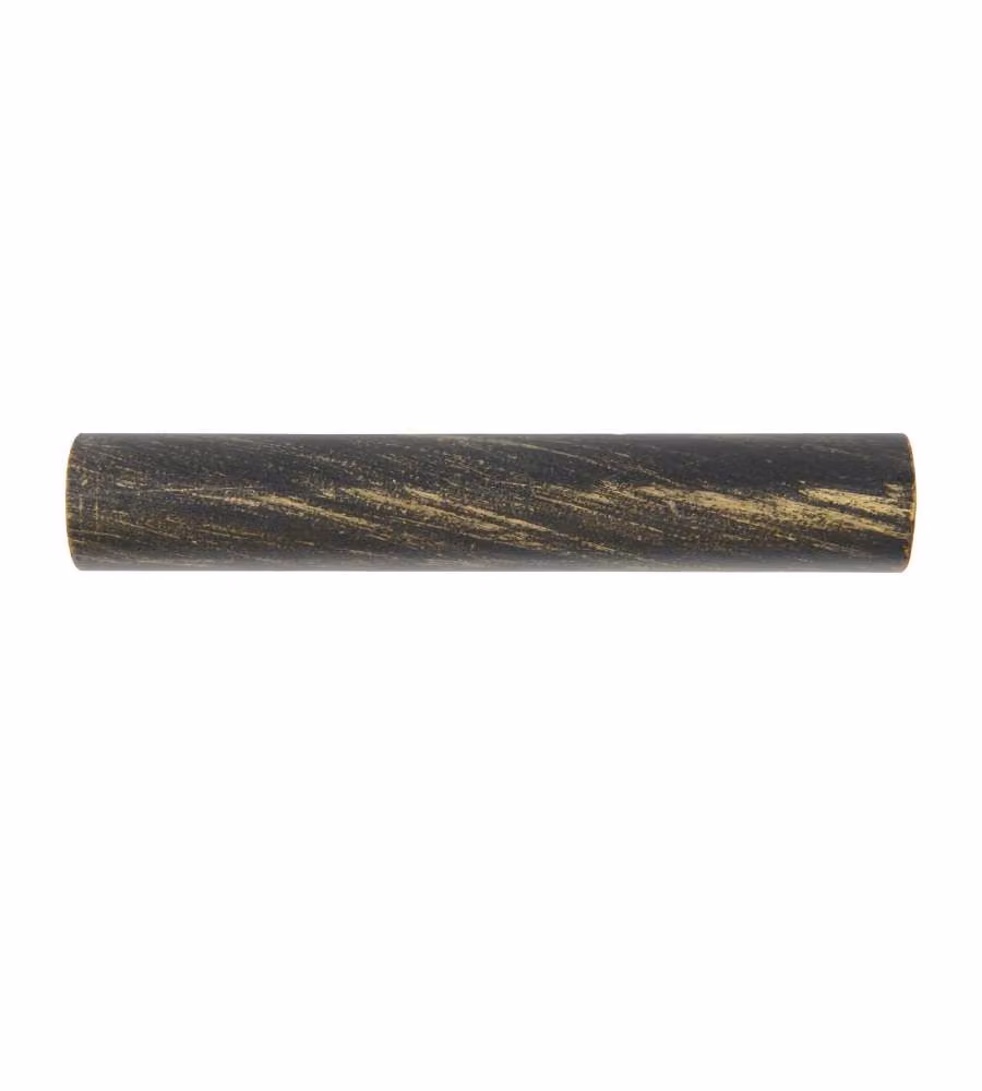 Bastone dritto in metallo Cintacor Nero-Oro, Lunghezza: 200 cm