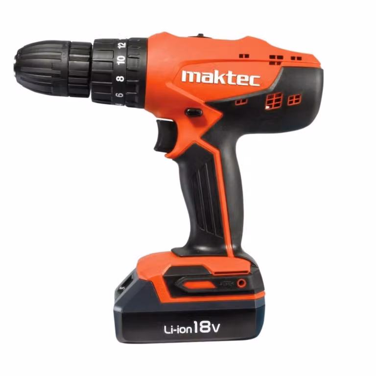 Trapano a batteria con percussione Makita MT081E 18V Litio Arancione