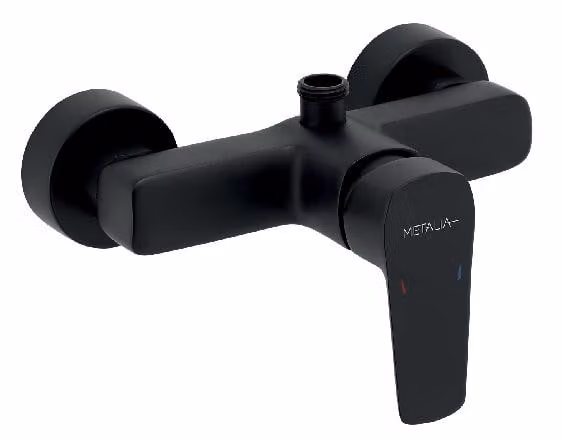 Miscelatore a leva per doccia Novaservis Metalia 58 nero 58062/1,5