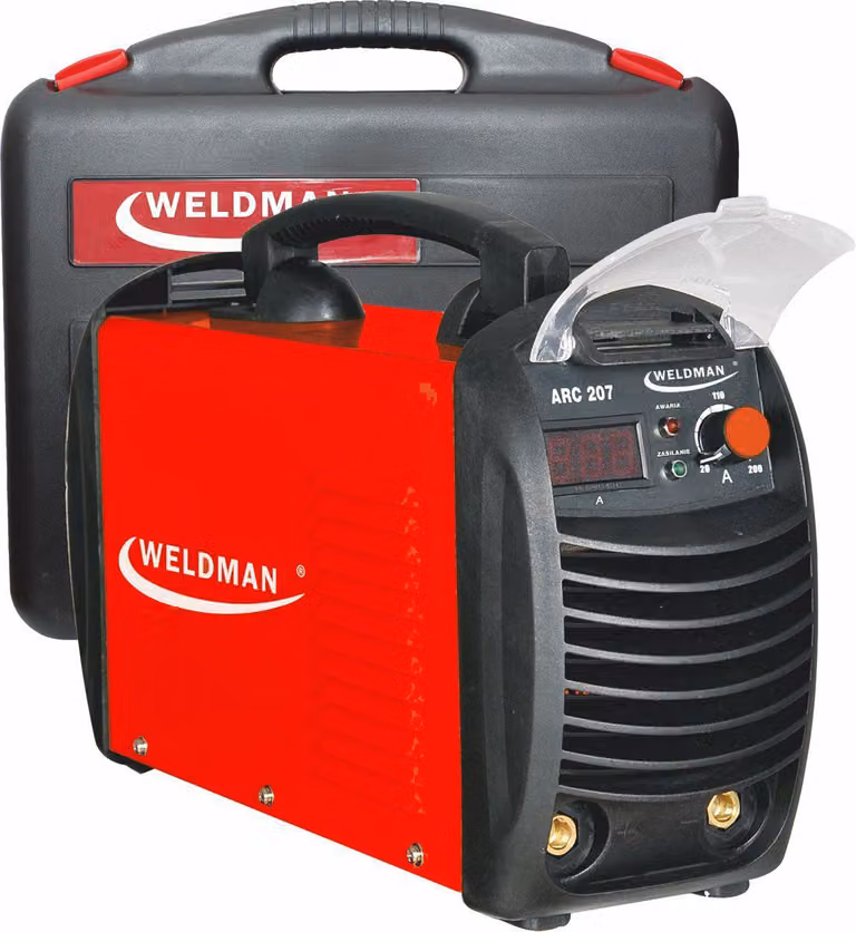 Saldatore Weldman Inverter Arc-207 / Valigetta in plastica