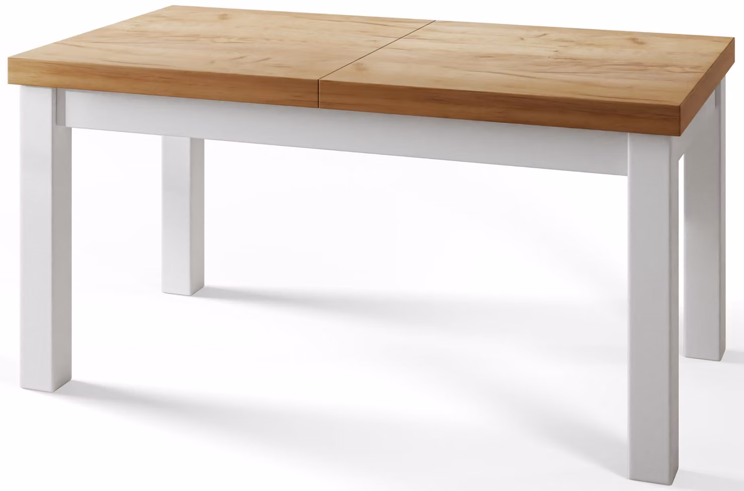 Tavolo Rettangolare per Sala da Pranzo Classico, Allungabile, Dimensioni: 120-160 cm, Craft