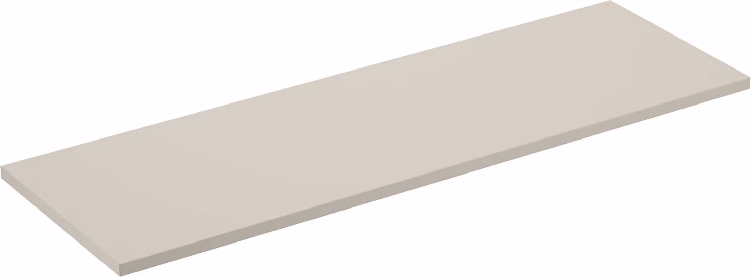 Piano Bagno 140 Cm Cashmere Opaco Mdf Moderno