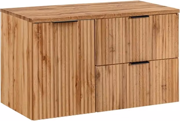 Set mobili bagno 100 cm con piano Adel Oak 100 cm