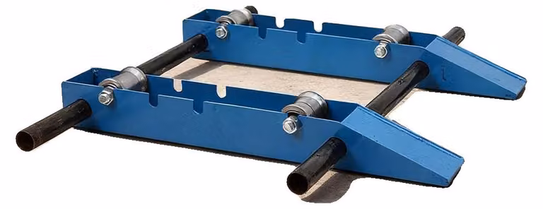 Supporto per bobina di cavi, struttura in ferro e acciaio, lunghezza 39,7 pollici (100 cm), larghezza 33,5 pollici (85 cm), altezza 4,3 pollici (11 cm), capacità di carico 1500 kg