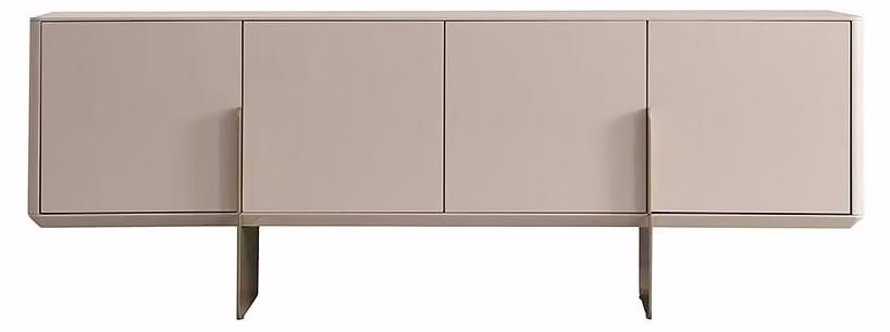 Credenza, comoda, pratica, spaziosa, color beige, stile moderno, nuova
