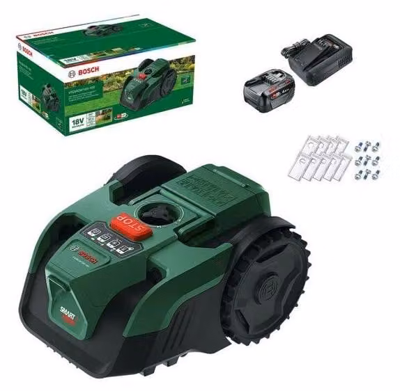 Robot tosaerba VisiMow100, con kit EEU, lame incluse