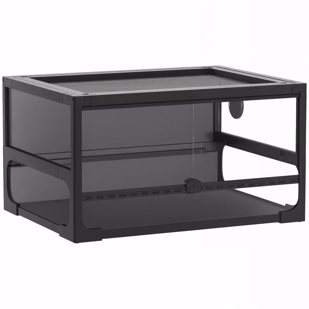 Rettilario rialzato pieghevole zephmum nero L: 60 cm, P: 45 cm, H: 32 cm – 2