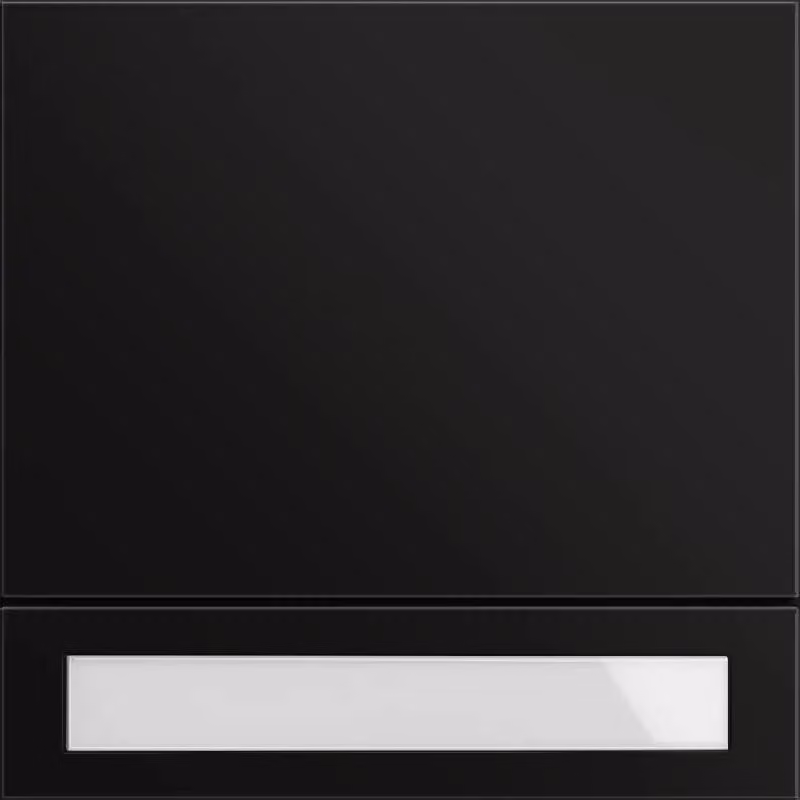 Gira 5531925 Modulo per pulsanti di chiamata, 1 porta Sistema 106 nero m