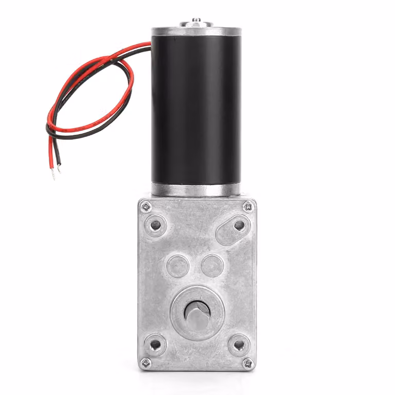 Motoriduttore elettrico a velocità ridotta, motoriduttore a vite senza fine reversibile, albero da 8 mm, 24 V (20 giri/min)