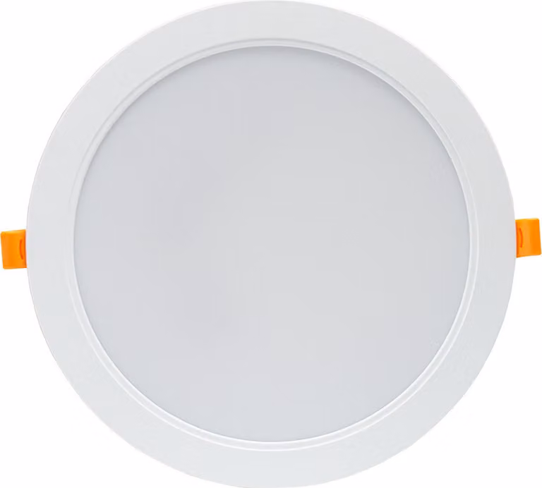 Spectrum LED Lampada da incasso Downlight DURE 3 Bianca rotonda Ø22cm IP54 24W 2900lm Luce diurna 6000K bianco freddo 110°