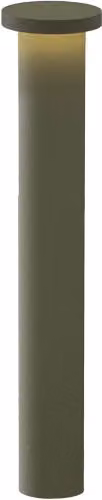 Paletto luminoso da giardino Tiberio Bollard LED Rossini Group Verde 10W 4000K IP65 Altezza: 45 cm