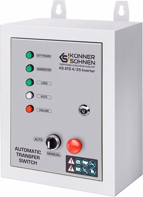 Interruttore di Trasferimento Automatico Könner & Söhnen KS ATS 4/25 Inverter Bianco – 1