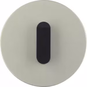 Berker 1001200400, Nero, Acciaio inossidabile, Termoplastica, Berker, Opaco, R.classic, 80,7 mm