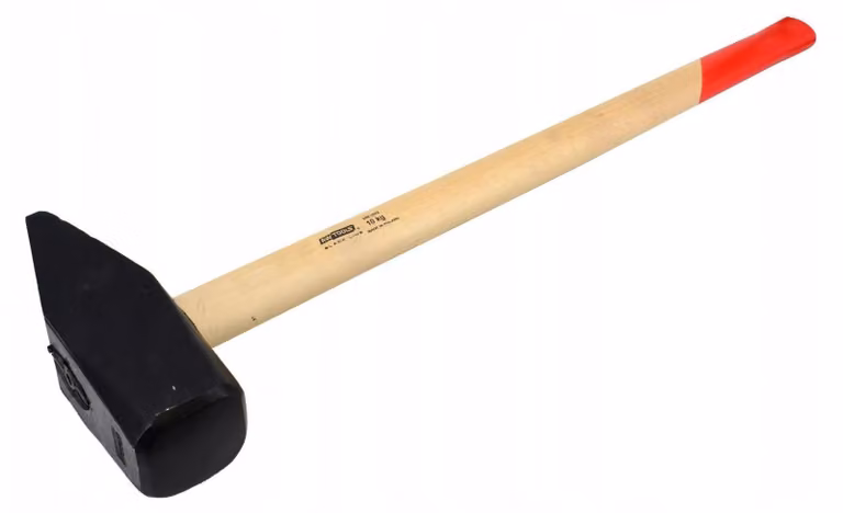 AWTOOLS Martello da fabbro 10,0 kg LINEA NERA MANIGLIA DI LEGNO