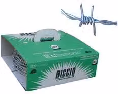 Filo spinato in acciaio zincato argento Cavatorta RICCIO FS01170100B 1,7mm x 100m