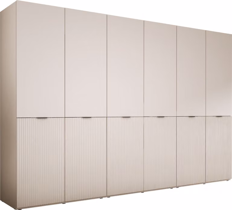 Armadio, beige sabbia, 3 x 100 x 200 x 51 cm