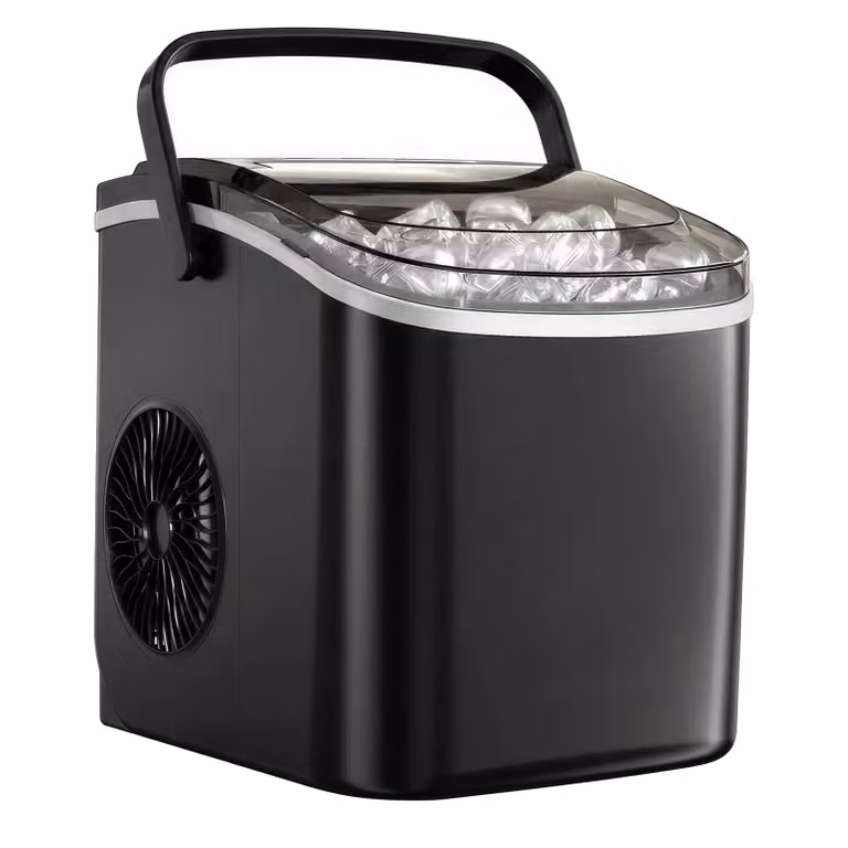 Macchina Per Cubetti di Ghiaccio Portatile Autopulizia, Nero Inchiostro
