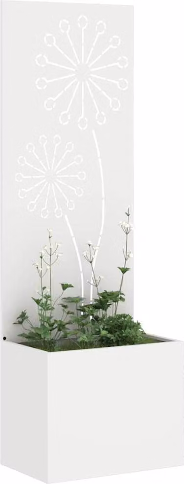 Schermo per privacy in giardino Traforo Bianco 50 x 150 cm