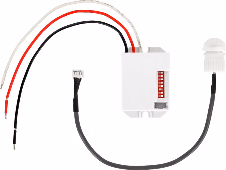 Mini rivelatore di movimento IR incorporato 230V - adatto a LED