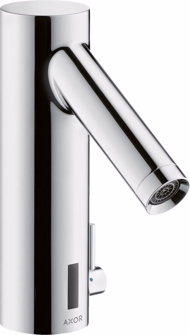 hansgrohe mitigeur électronique de lavabo avec régulation de la température et raccordement au secteur, 10140000, 10140000