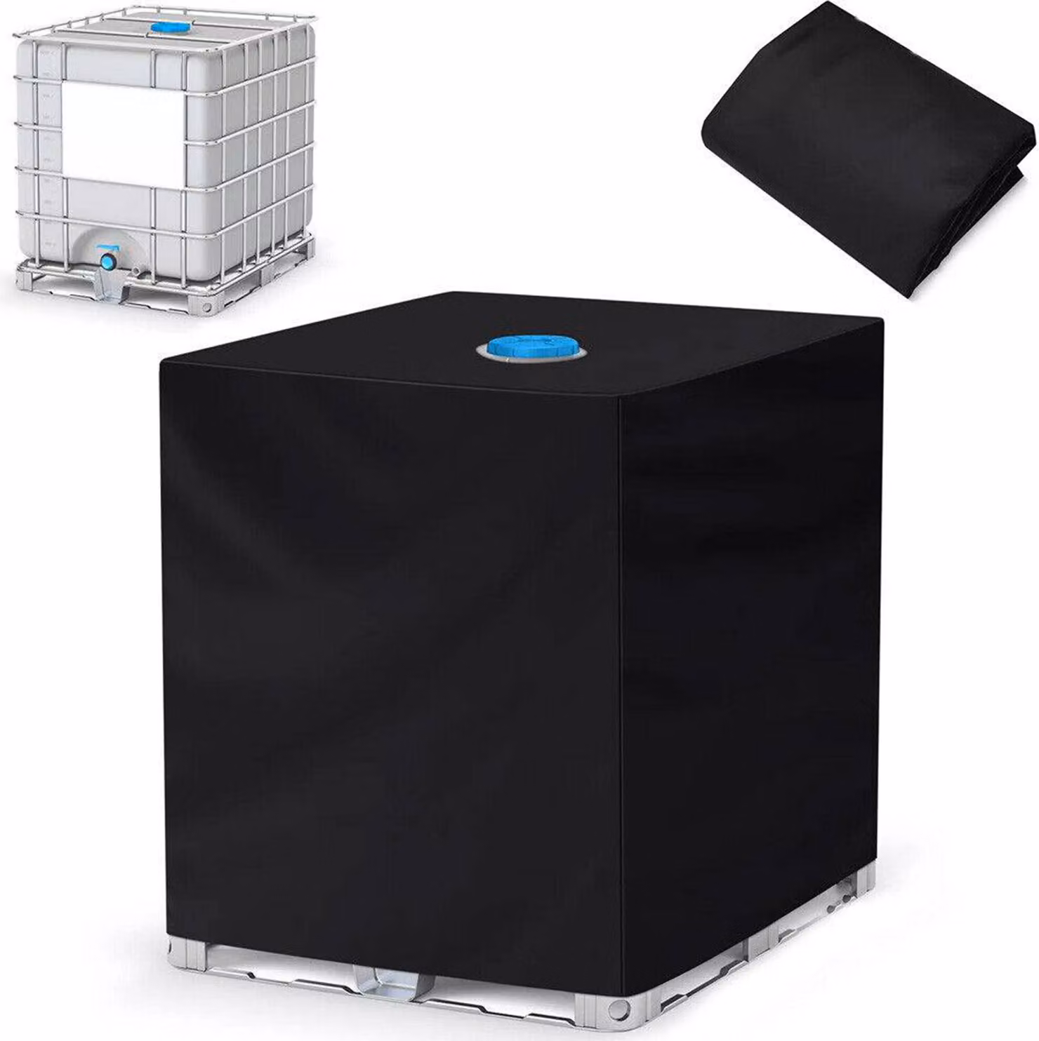 Telone di copertura per container IBC protezione solare protezione UV 1000L film pioggia,