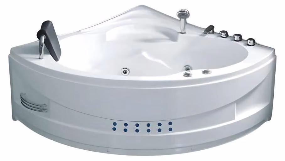 Spa-Bad Whirlwanne Whirlpool Blubberbad Hydromassagewanne Sprudelbad 135x135 cm