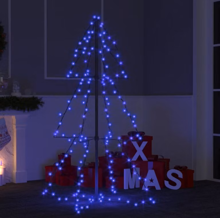 Maison Exclusive - Albero di Natale a Cono 160 LED per Interni Esterni 78x120 cm