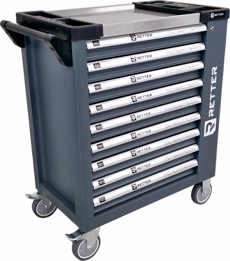 Carrello da officina RETTER R11 con inserti per utensili