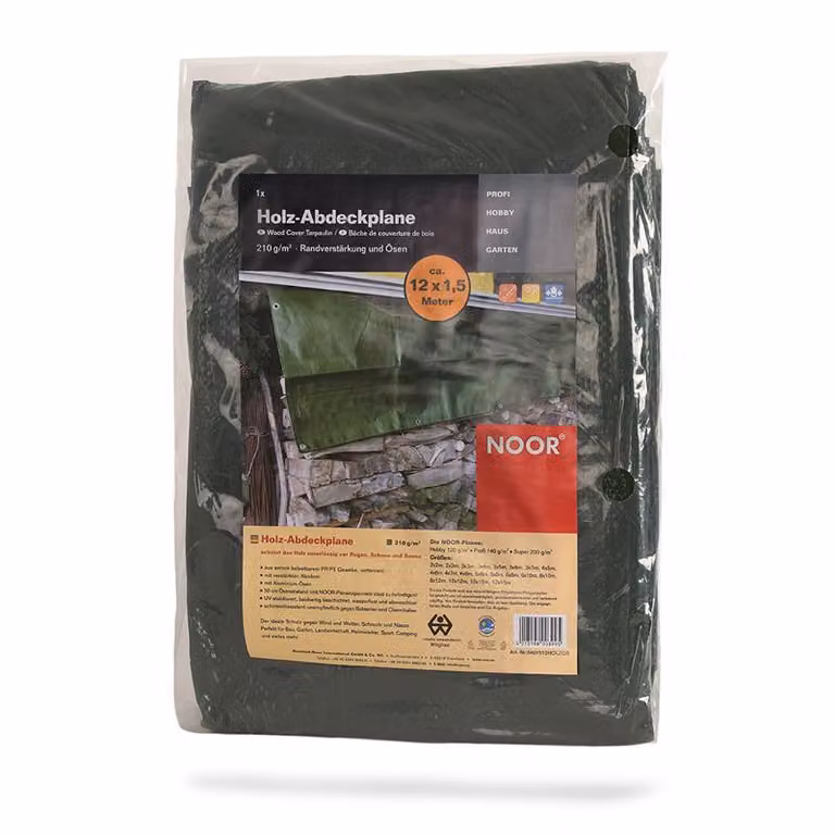 Telone di legno 210g/m² ca. 1,50 x 12 m verde