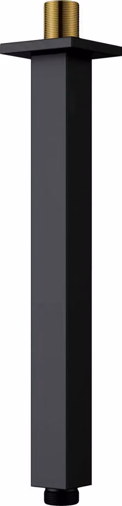 Cascada nero Braccio doccia, soffitto - 250 mm (NAC_N48K)