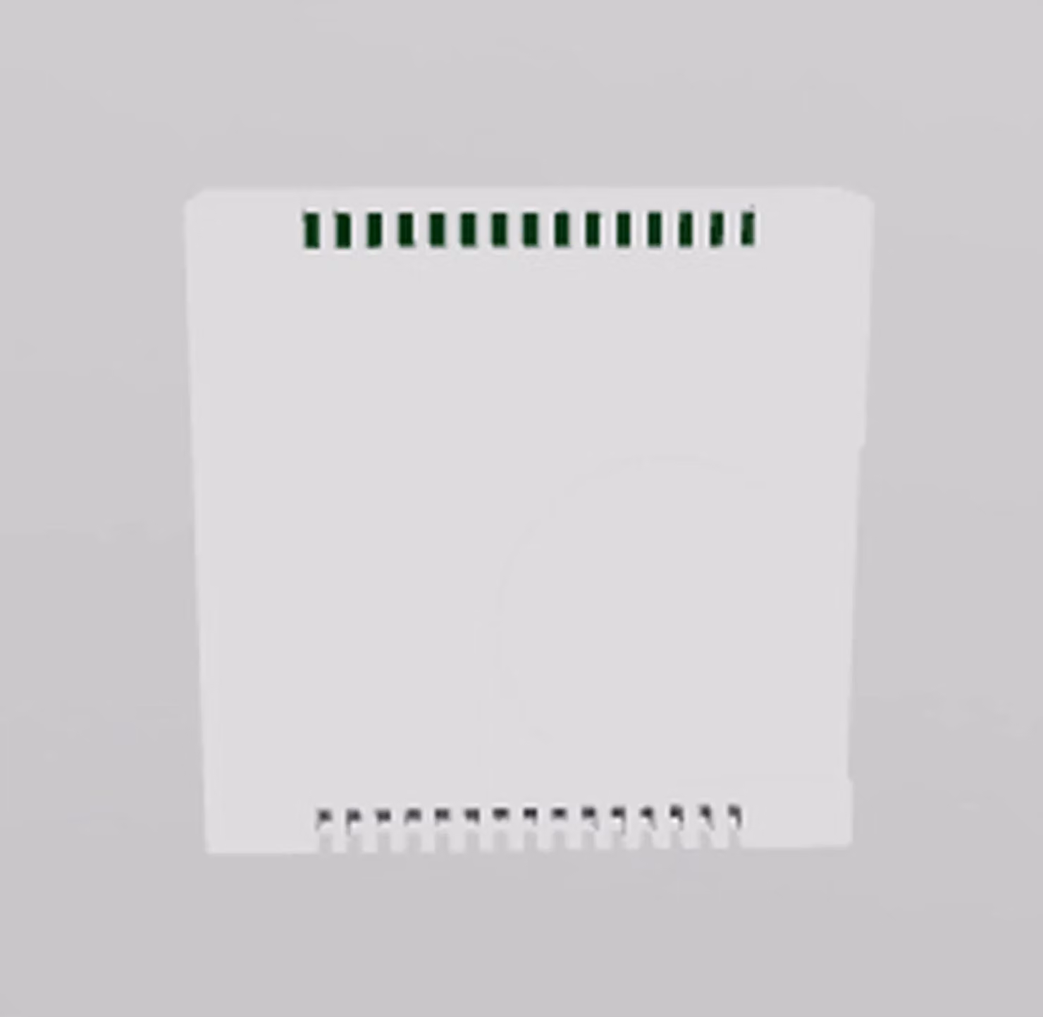 MDT KNX 55x55 mm Regolatore della temperatura ambiente con manopola di regolazione bianco puro lucido, 1 pz.