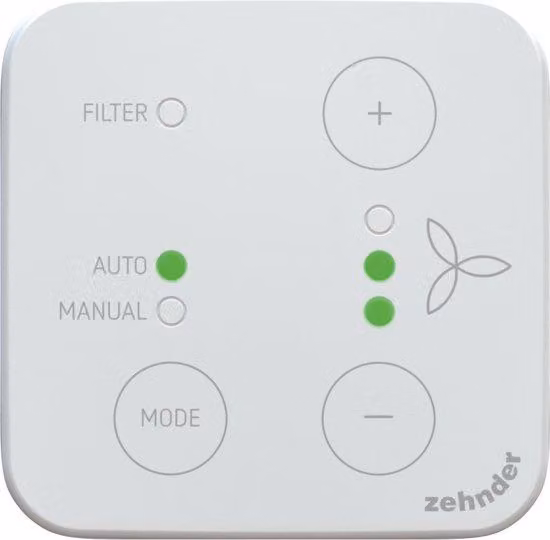 Unità di controllo ComfoSense/ ComfoSwitch per ComfoAir - Zehnder