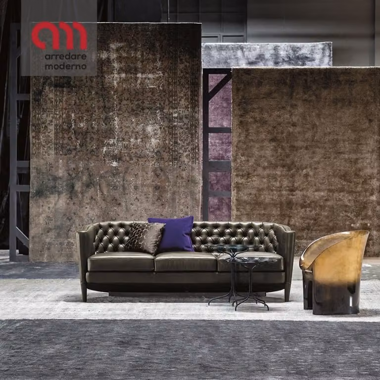 Divano Rich Moroso 2 e 3 posti lineare