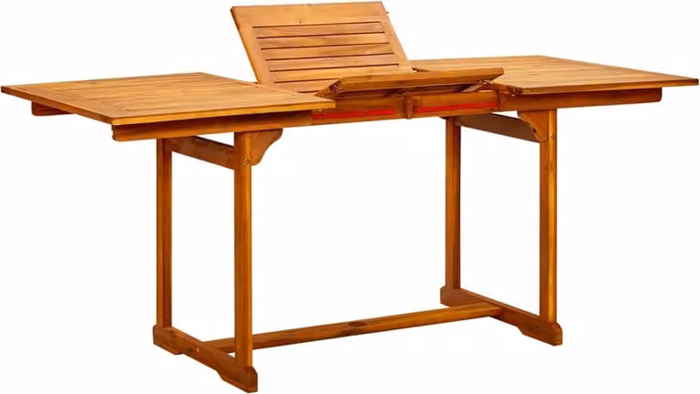 Maison Exclusive - Tavolo da Pranzo per Esterni (120-170)x80x75 cm in Legno Acacia