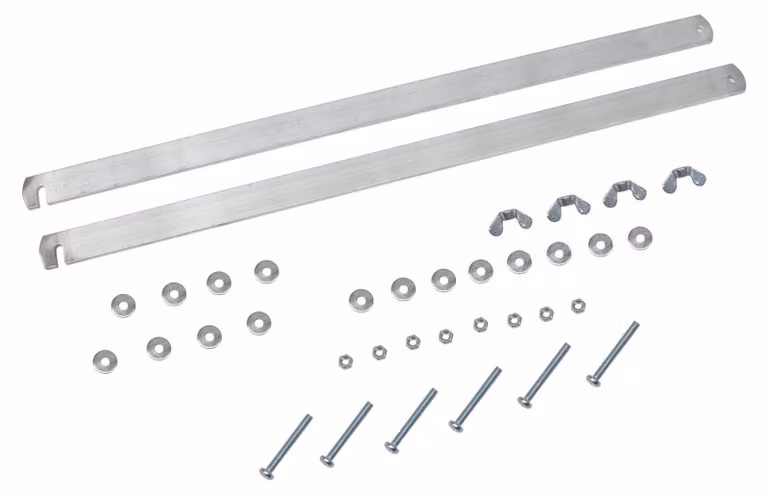 Set di puntelli rigidi Hymer smontabili per scale a pioli a gradini, lunghezza 0,56 m