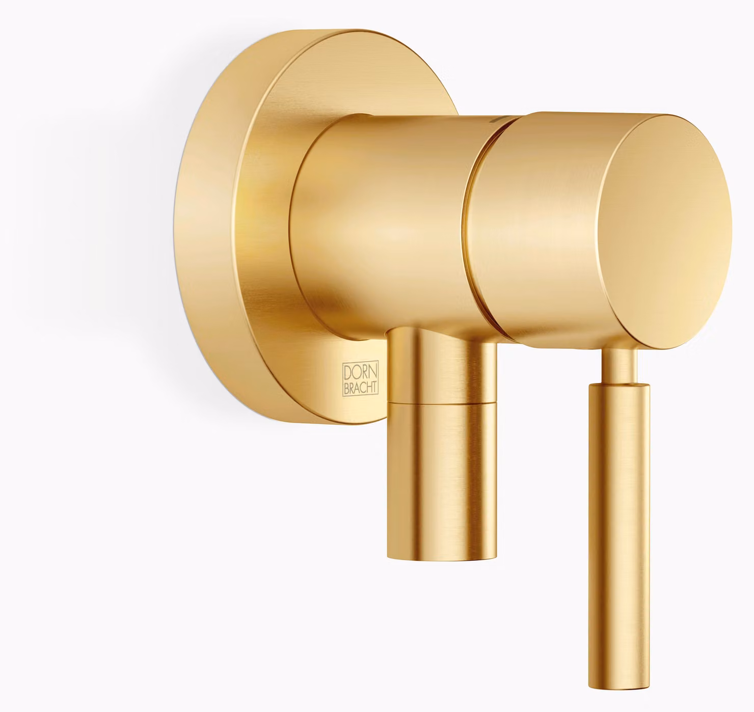 Dornbracht mitigeur monocommandé encastré avec plaques de recouvrement D. 80mm, avec raccord de douche intégré, 36046660-28, 36046660-28