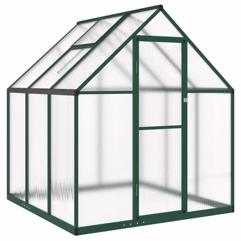 Telaio Serra con Base Verde 169x169x195 cm in Alluminio