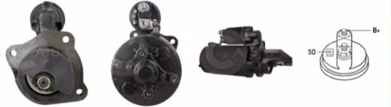 CASCO CST10612AS - Motorino di avviamento, 4 kW, compatibile con il veicolo MERCEDES-BENZ O 301, tensione 24V, per autocarri