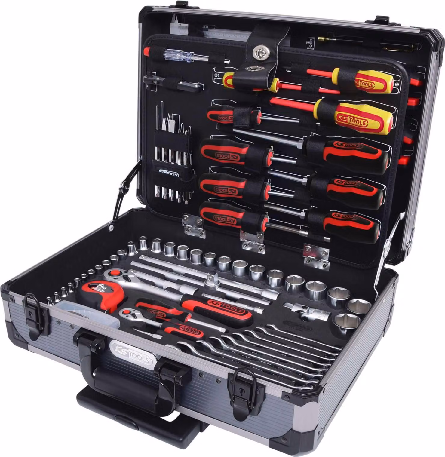 KS Tools 911.0630 KS Tools 1/4 +1/2 Universal Werkzeug-Satz 130-tlg. 911.0630