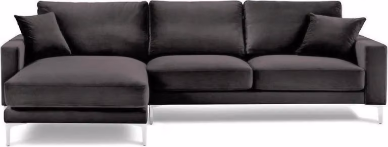 Sofas Italienische Möbel Schwarz Ecksofa Wohnzimmer Design Couchen Polster Sofa
