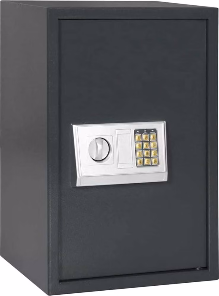 Cassetta di sicurezza digitale Grigio scuro 40 x 35 x 60 cm